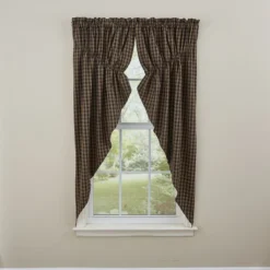 Park Designs Sturbridge Gathered Swag - 72''L - Black