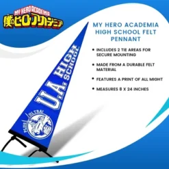 Just Funky My Hero Academia High School Felt Pennant -Home Decoration Sale GUEST deec2a13 0f03 46bb a7cc 3f69c0c3f6b2