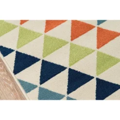 1'8"x3'7" Baja Camber Accent Rug Ivory/Orange/Blue - Momeni -Home Decoration Sale GUEST df96d263 52d7 40d7 8a74 270e0850c8cd