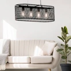 30" 4-Light Gianna Chandelier Black - River Of Goods -Home Decoration Sale GUEST dfdf11c6 ac64 4f4f a0d1 cc64e311a6ae