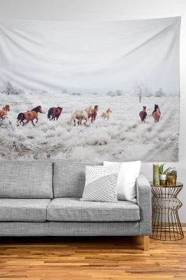 Kevin Russ Winter Horses Tapestry - Society6 1 Kevin Russ Winter Horses Tapestry - Society6