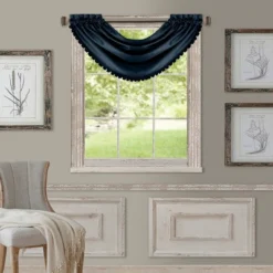 All Seasons Single Waterfall Window Valance - 52" X 36" - Elrene Home Fashions -Home Decoration Sale GUEST e1bf21ee 9b9d 4419 b3e7 ef07b4620765