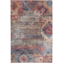 Nicole Curtis Machine Washable Distressed Southwestern Indoor Rug -Home Decoration Sale GUEST e2794d9f 7b7c 496d 904e f397ed9d2f3d