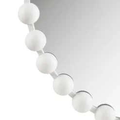27" Marlowe Beaded Round Wall Mirror White - Madison Park 9 27" Marlowe Beaded Round Wall Mirror White - Madison Park -Home Decoration Sale GUEST e4041f75 fae7 467e 860b b0f0f15f0f68