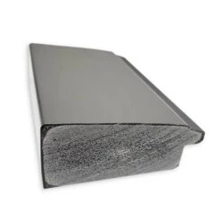 28" X 64" Non-Beveled Vista Brushed Nickel Full Length Floor Leaner Mirror - Amanti Art