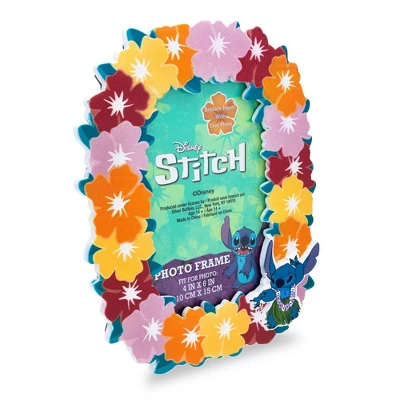 Silver Buffalo Disney Lilo & Stitch Die-Cut Photo Frame | 4 X 6 Inches 1 Silver Buffalo Disney Lilo & Stitch Die-Cut Photo Frame | 4 X 6 Inches