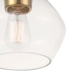 Harrow 1-Light Semi-Flush Mount Ceiling Lighting With Clear Glass Shade - Globe Electric -Home Decoration Sale GUEST e7302558 24e2 46f7 8b46 8e15fe5bd047