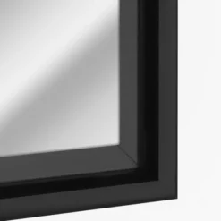 26.5" X 32.5" Studio Float Wall Mirror Black - Head West -Home Decoration Sale GUEST e757e47c 17eb 4cf1 ab56 4a5a1f529f9e