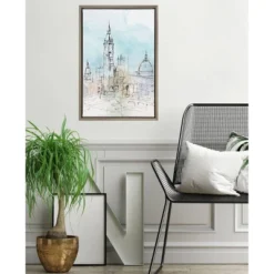 16" X 23" New York City I Framed Canvas Wall Art - Amanti Art -Home Decoration Sale GUEST eb4a5af5 e5de 406e 8776 a25bded34c3a