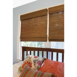 Radiance Cape Cod 44.5-in Cordless Maple Roman Shade