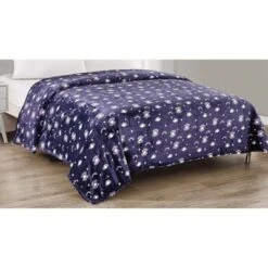 Noble House Super Plush & Comfy Fleece Open Eye Blanket 90' X 90" - Evil Eye