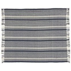 Mina Victory Life Styles Stonewash Braided 50"x60" Indoor Throw Blanket -Home Decoration Sale GUEST edad499d 278e 478e 9bbd 203493b8aa05