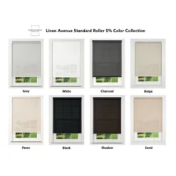 Linen Avenue Cordless 1% Solar Screen Standard Roller Shade, White, Fawn, And Sand -Home Decoration Sale GUEST edf3bca7 eafe 4651 a0a2 24f4cb09dc1e