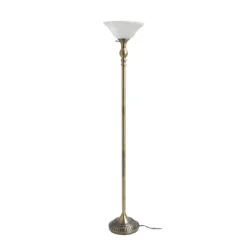 1 Light Torchiere Floor Lamp With Marbleized Glass Shade Antique Brass - Elegant Designs 15 1 Light Torchiere Floor Lamp With Marbleized Glass Shade Antique Brass - Elegant Designs -Home Decoration Sale GUEST ee3525c0 f053 4c37 a39a 5acd1836693d