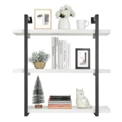 31.5" X 33.2" Modern 3 Tier Hanging Bracket Wall Shelve White Birch - Danya B. -Home Decoration Sale GUEST efd3df3f 72aa 4a2b 8420 fb4048fa6076