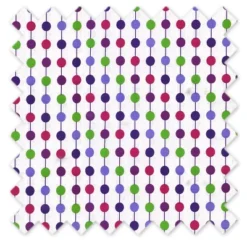 Bacati - Botanical Purple Dots Cotton Printed Single Window Curtain Panel -Home Decoration Sale GUEST f0575a48 7f2c 46b7 853b fc70fc20a023