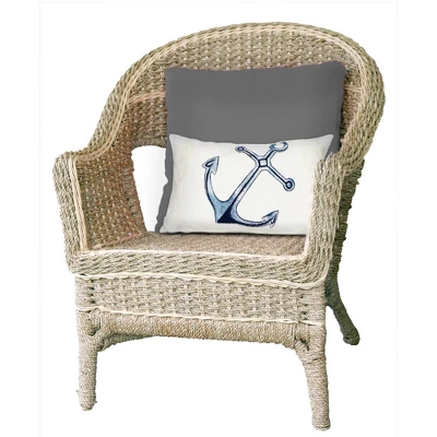 20"x20" Oversize Indoor/Outdoor Marina Square Throw Pillow - Liora Manne 3 20"x20" Oversize Indoor/Outdoor Marina Square Throw Pillow - Liora Manne - Image 3