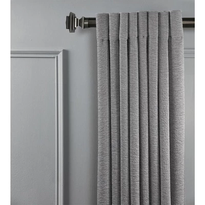 Linen Avenue Metal Square Single And Double Window Curtain Rod Set 3 Linen Avenue Metal Square Single And Double Window Curtain Rod Set - Image 3