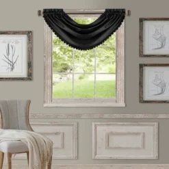 All Seasons Single Waterfall Window Valance - 52" X 36" - Elrene Home Fashions -Home Decoration Sale GUEST f1460805 9bc0 4bf7 94b9 bd9e92cc29cc