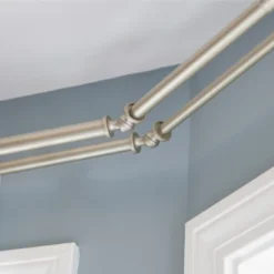 Kenney Bryce 3/4" Decorative Bay Window Double Curtain Rod -Home Decoration Sale GUEST f15f2210 5850 427d b159 79d79be16ba0