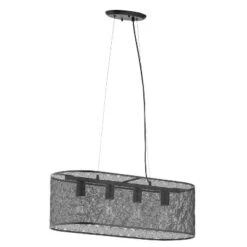 30" 4-Light Gianna Chandelier Black - River Of Goods -Home Decoration Sale GUEST f17a9eab a491 444a b48e 0c724b710849