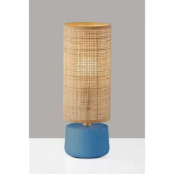 Sheffield Table Lantern Blue - Adesso
