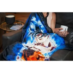 Just Funky Dragon Ball Super Goku Collectible Large Fleece Throw Blanket | 60 X 45 Inches -Home Decoration Sale GUEST f37b6fd2 4560 459d 84eb 01b5c86a2c69