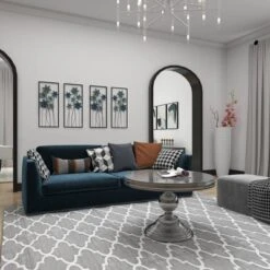 Metal Floral Wall Decor With Black Frame Set Of 2 Gray - Olivia & May -Home Decoration Sale GUEST f3844f56 988e 47ee beb3 1414e44ca66a