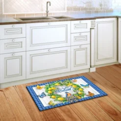 Briarwood Lane Lemon Wreath Spring Doormat Welcome Bluebird Plaid Indoor Outdoor 30" X 18" -Home Decoration Sale GUEST f472eb82 e5dc 41d6 a679 c224a2410da9