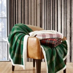 50"x60" Union Bay Plaid Reversible Throw Blanket - Eddie Bauer -Home Decoration Sale GUEST f58d7182 acfb 49fa bd20 85781ff89f50