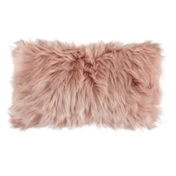 12"x20" Oversize Faux Fur Lumbar Throw Pillow - Hastings Home -Home Decoration Sale GUEST f5c55b63 9bc2 42fe aa46 3e4bf78149e5