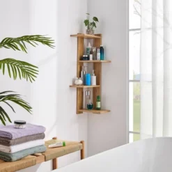 33" X 11.8" Alvar Corner 4 Tier Floating Ledge Column Wall Shelf - Danya B. -Home Decoration Sale GUEST f628d554 4767 4f07 8582 72535a185d98