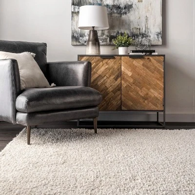 NuLOOM Clare Solid Shag Area Rug 3 NuLOOM Clare Solid Shag Area Rug - Image 3