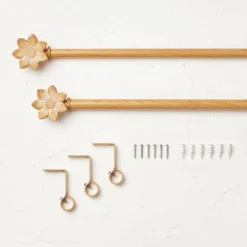 Flower Faux Wood Curtain Rod Natural Wood - Opalhouse™ Designed With Jungalow™ 6 Flower Faux Wood Curtain Rod Natural Wood - Opalhouse™ Designed With Jungalow™ -Home Decoration Sale GUEST f708ce89 3ca5 424d 80e2 a01cb7dd58aa