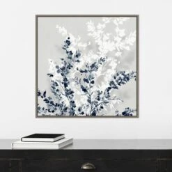 22" X 22" Blue Spring II By Isabelle Z Framed Canvas Wall Art Gray Wash - Amanti Art -Home Decoration Sale GUEST f75c85fa 7716 4f12 8d80 1dd3edd4bb6b