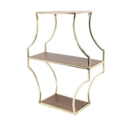 Wall Shelf - Brown/Gold 5 Wall Shelf - Brown/Gold -Home Decoration Sale GUEST f9ffa845 d7eb 40d6 89b4 d35e0b4dad97