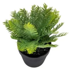 Northlight 7.5" Green Artificial Yew Plant In Black Pot -Home Decoration Sale GUEST fba48d62 4120 499e b9bf 7cddecbc2ac0