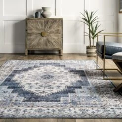 NuLOOM Dania Machine Washable Medallion Area Rug -Home Decoration Sale GUEST fc174f60 9482 4871 81f7 de08feff150e