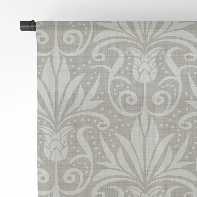 Heather Dutton Delancy Taupe Single Panel Sheer Window Curtain - Deny Designs 3 Heather Dutton Delancy Taupe Single Panel Sheer Window Curtain - Deny Designs - Image 3