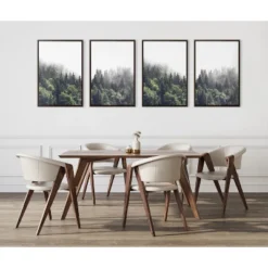 (Set Of 2) 23" X 33" Sylvie Foggy Day Framed Canvas Set By Creative Bunch Brown - Kate & Laurel All Things Decor -Home Decoration Sale GUEST fce2c4b5 4d64 4962 b90e afb6a5ae9203