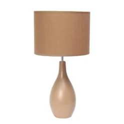 Oval Bowling Pin Base Ceramic Table Lamp - Simple Designs -Home Decoration Sale GUEST fefef1cd ee5f 456c 9d76 30190c2ff914