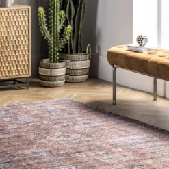 NuLOOM Sariyah Printed Floral Machine Washable Area Rug 17 NuLOOM Sariyah Printed Floral Machine Washable Area Rug -Home Decoration Sale GUEST ff01a38b 4413 412e b4a1 e49f1a8a07f7